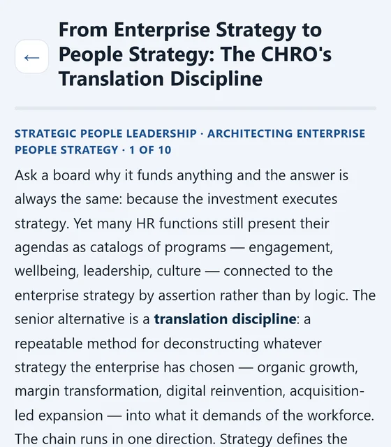 A lesson from the SHRM-SCP track with key takeaways